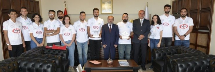 Grizu-263 BEÜ Rektörü Çufalı’yı ziyaret etti