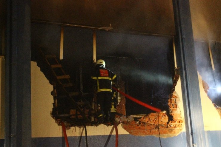 Giresun’daki fabrika yangını kontrol altına alındı