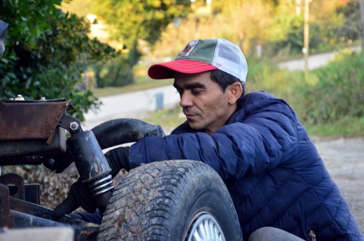 Çocukluk hayali 4x4 elektrikli aracı 3 yılda yaptı