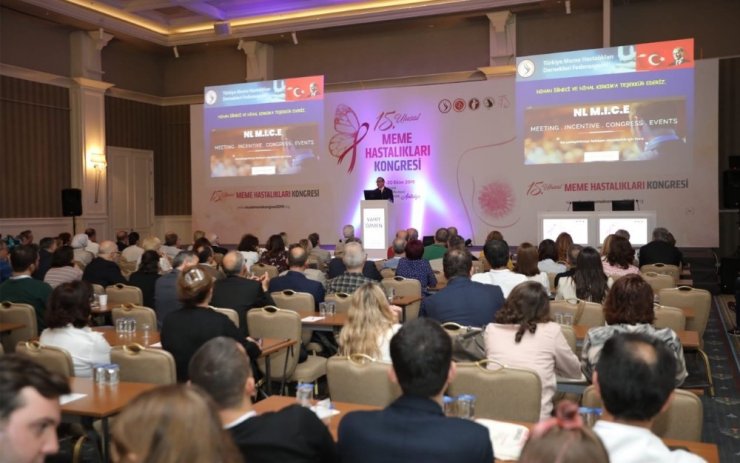 15’inci Ulusal Meme Hastalıkları Kongresi Antalya’da başladı