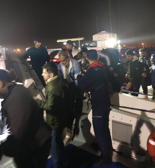 İzmir açıklarında 173 kaçak göçmen yakalandı