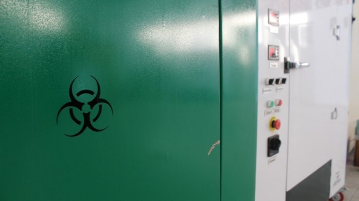 Van’da tıbbi atıkları dezenfekte eden cihaz üretildi