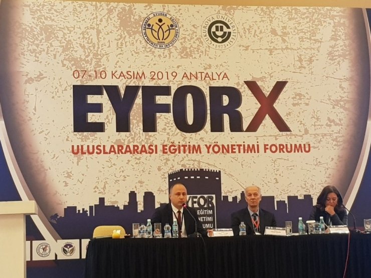 ZBEÜ, Antalya’da EYFOR-X Uluslararası Eğitim Yönetimi Forumu’na katıldı