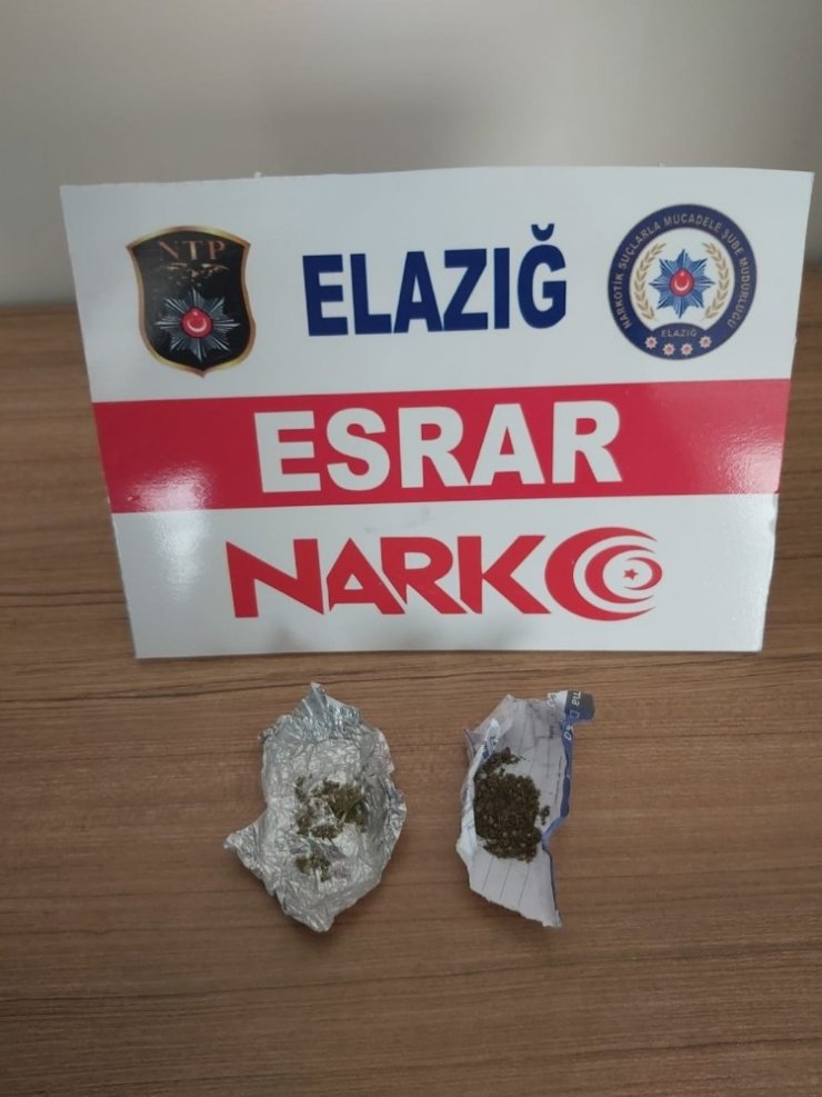Elazığ’da uyuşturucu operasyonları: 4 tutuklama