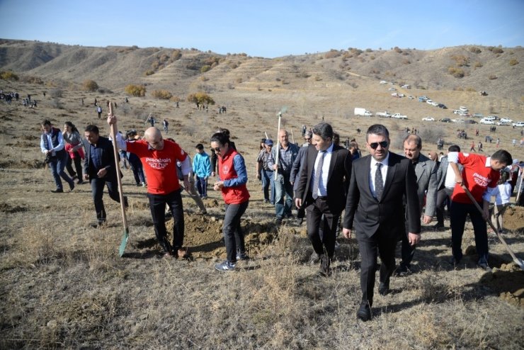 Başkan Çetin, Pursaklar’da ağaç dikti