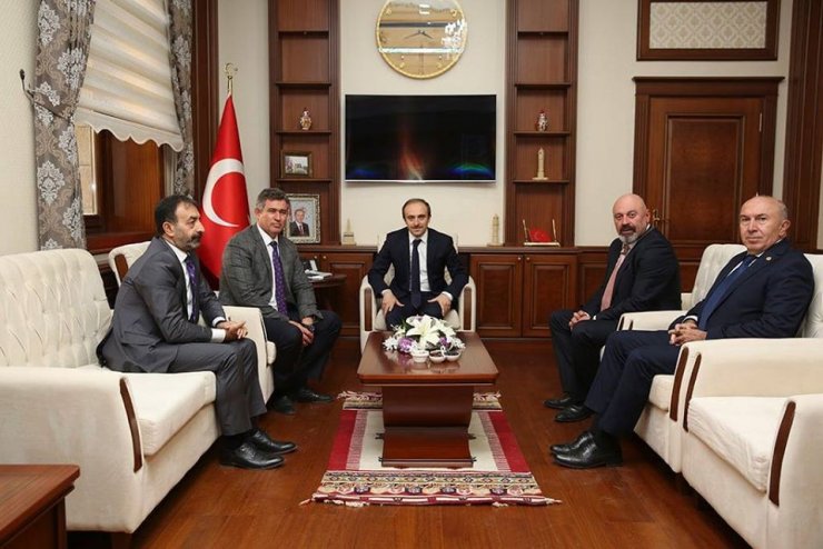 TBB Başkanı Metin Feyzioğlu, Vali Cüneyt Epcim’i ziyaret etti