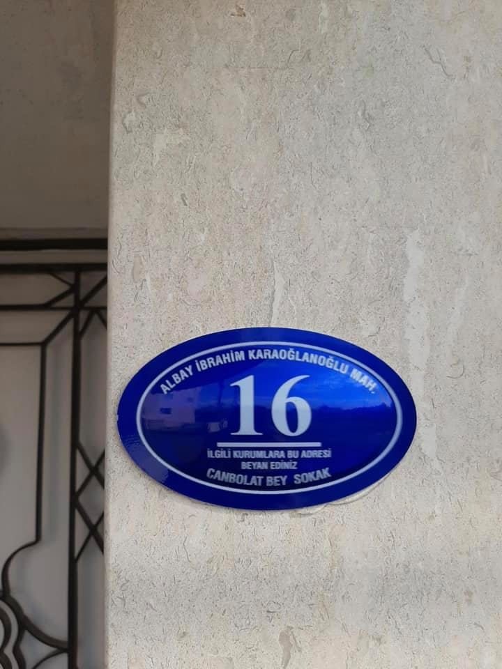 Kilis’te kapı numaraları ve sokak tabelaları güncenlendi