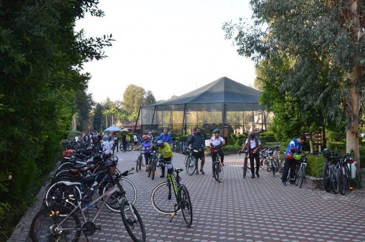 Bisikletliler, Tarsus Doğa Parkına hayran kaldı