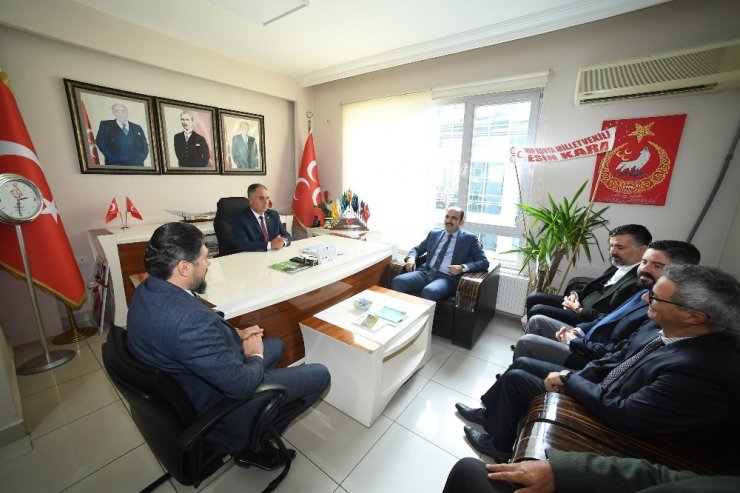 Başkan Altay, MHP İl Başkanı Karaarslan’ı ziyaret etti