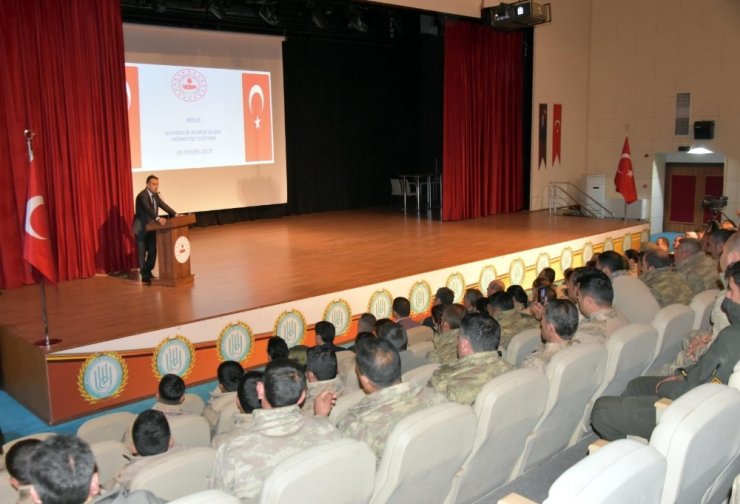 Bitlis’te Güvenlik Korucularına yönelik Hizmet İçi Eğitim Seminer