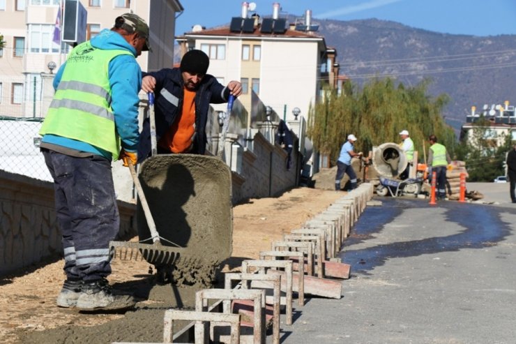 Safranbolu’da belediye çalışmaları sürüyor