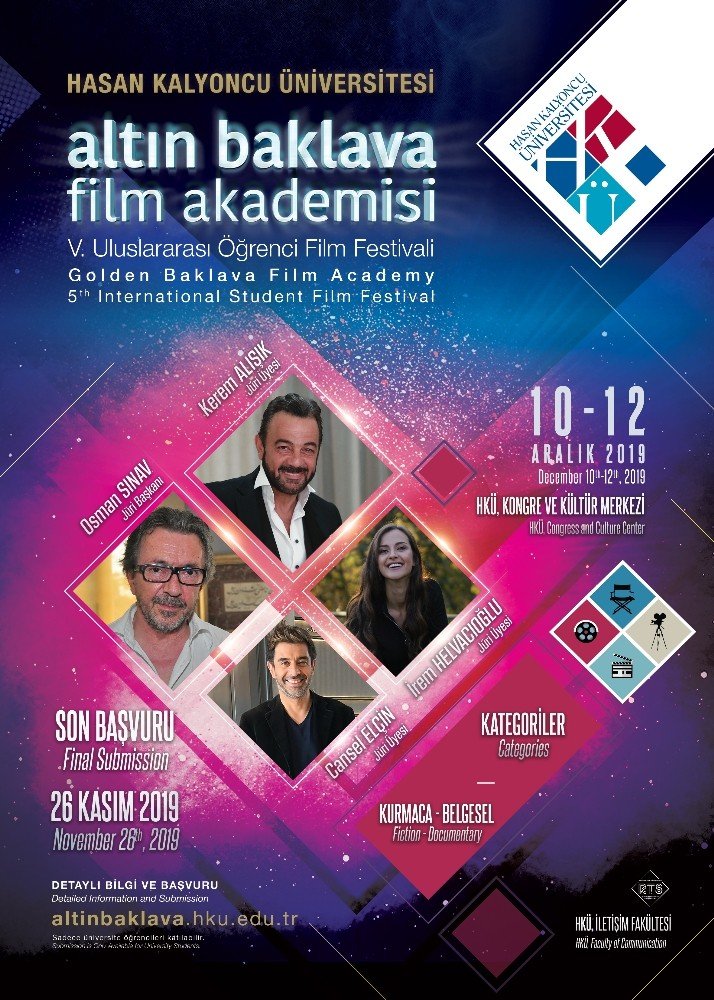 Altın Baklava Film Festivaline geri sayım başladı